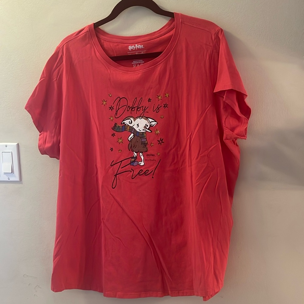 Vera Bradley Harry Potter Dobby is free sock Short Sleeve Tshirt 3XL